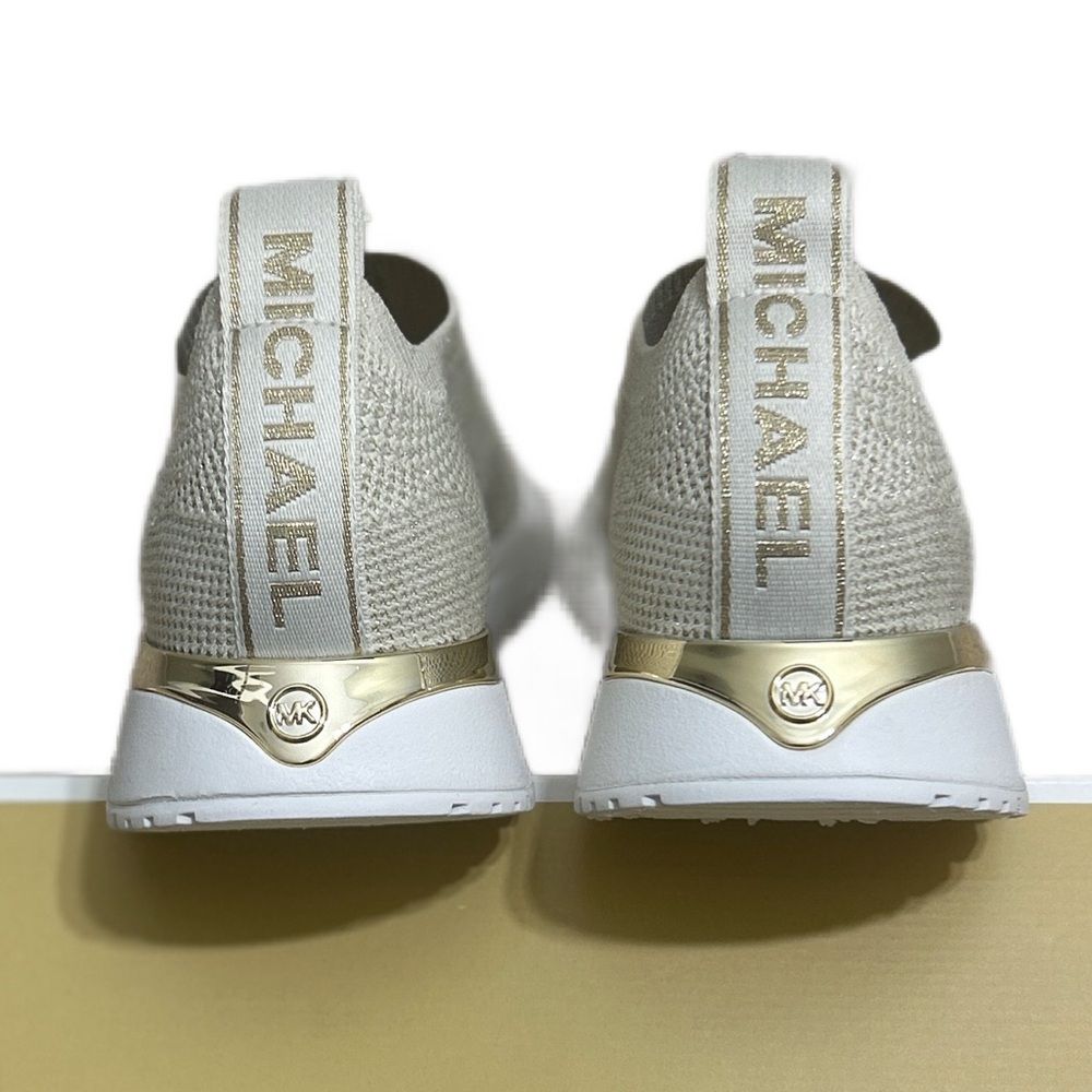 Michael by Michael Kors Bodie Metallic Mesh Slip-On Sneaker - Picture 4 of 13